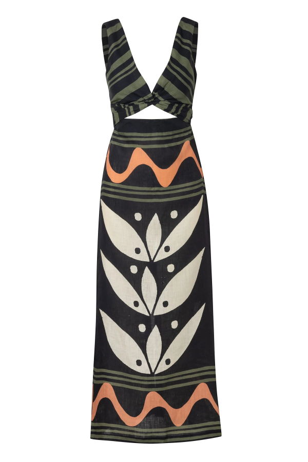 CALA DE LA CRUZ Simone Dress - Lotus