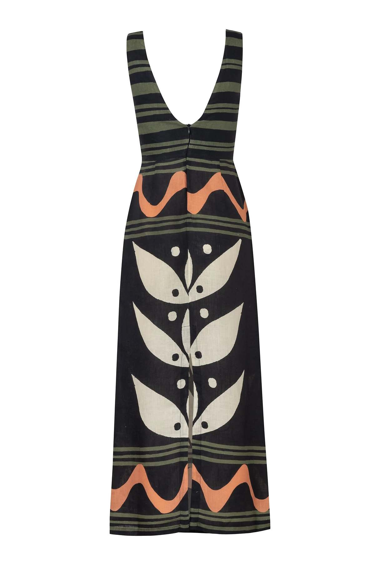 CALA DE LA CRUZ Simone Dress - Lotus - Image 2 of 4