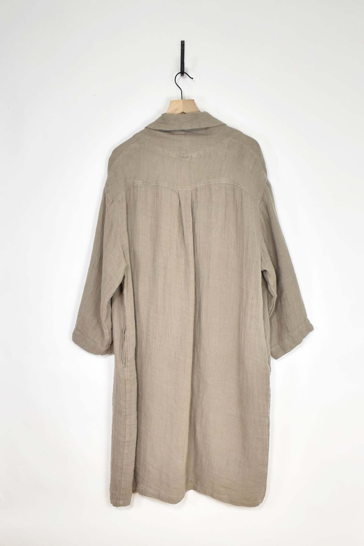Ichi Antiquités Azumadaki Quilt Robe in Ivory main image 1