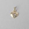 Bobbie Carr Heart + Cross Pendant - Thumbnail 1