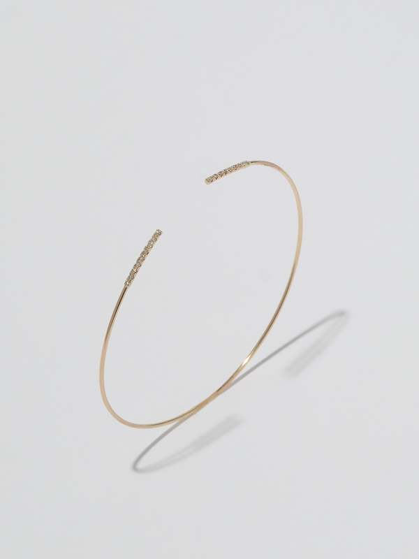Bobbie Carr Split Bar Diamond Cuff