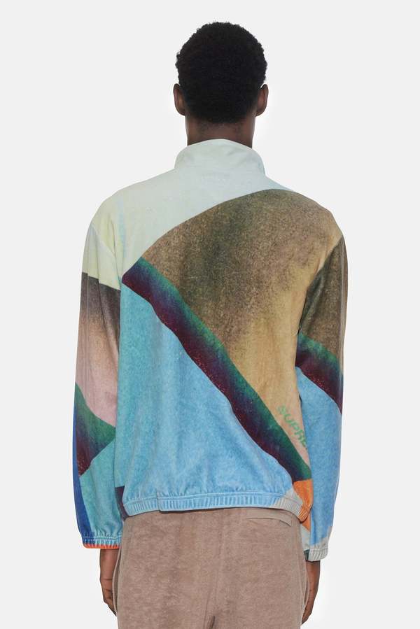 Supreme Geo Velour Track Jacket - Multicolor | Garmentory