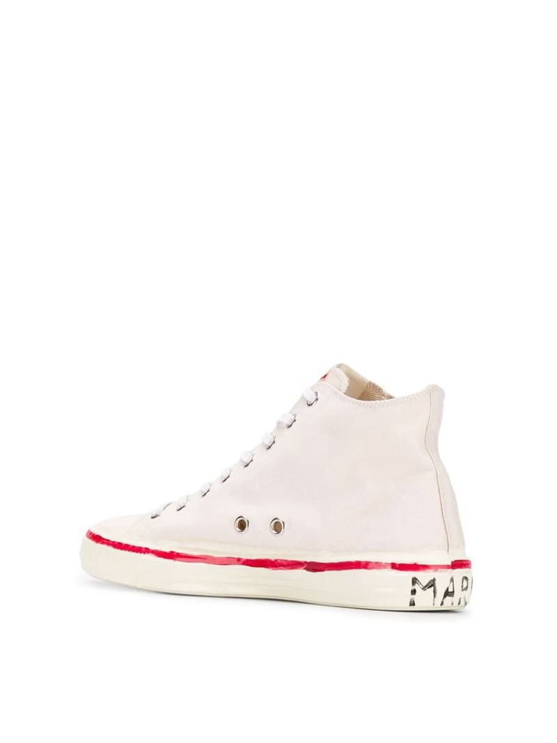 MARNIマルニGraffiti Logo High-Top Sneakersスニーカー MARNI Graffiti Logo High-Top Sneakers | Garmentory