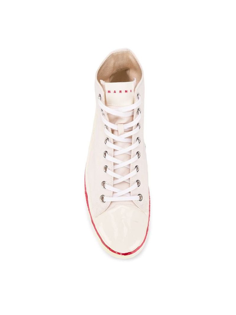 MARNIマルニGraffiti Logo High-Top Sneakersスニーカー MARNI Graffiti Logo High-Top Sneakers | Garmentory