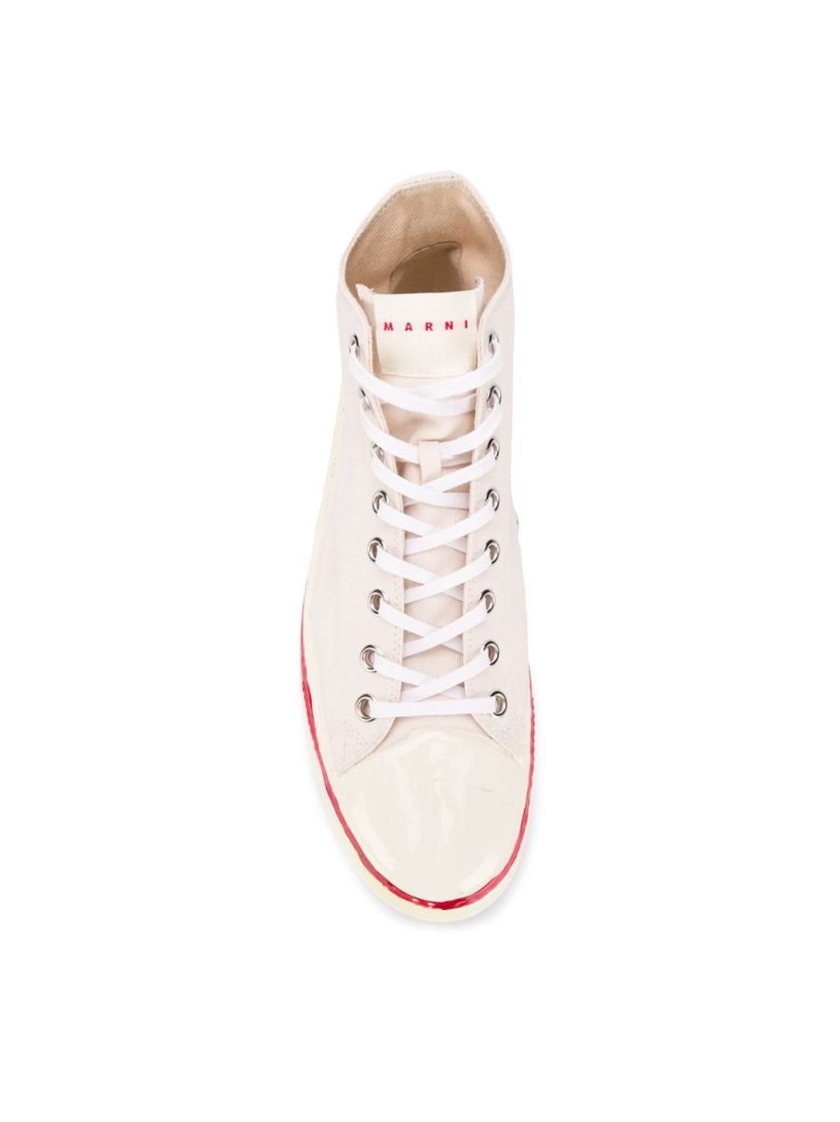 MARNI Graffiti Logo High-Top Sneakers | Garmentory