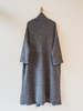 Atelier Delphine Alpaca Wool Long Cardigan - Charcoal - Thumbnail 2