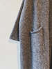 Atelier Delphine Alpaca Wool Long Cardigan - Charcoal - Thumbnail 3