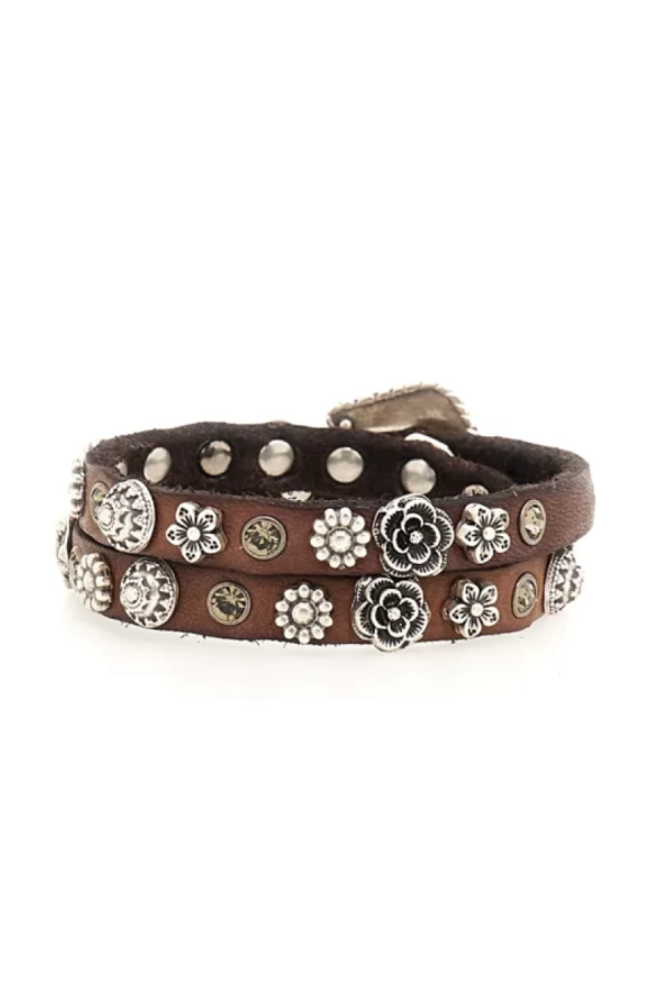 Campomaggi Afrodite Wrap Bracelet - Grey