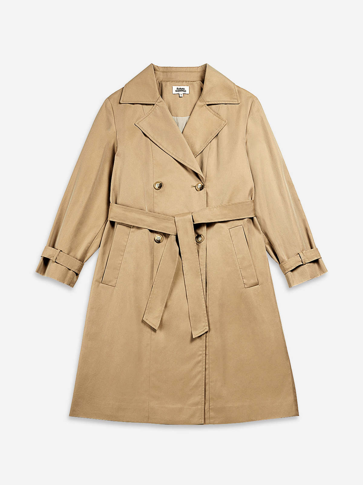 Future Classics Trench Coat - Khaki - Image 1 of 3