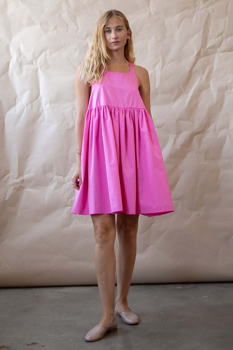 Juliette Fabbri Sophie Mini Dress - Bright Pink | Garmentory