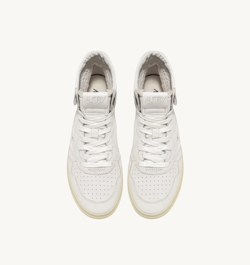 Autry Medalist Mid Sneakers - White/Goat | Garmentory
