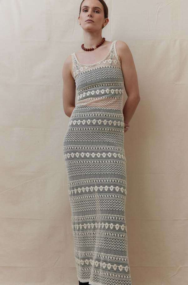 white christmas dresses Cream Clove Corset Dress L / In-Stock main image 1