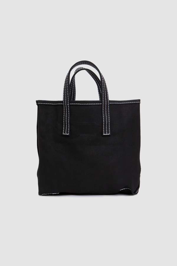 DANTON｜ (COTTON CANVAS TOTE BAG (VOSGES-MOYEN-BLACK)) DANTON COTTON CANVAS TOTE BAG [VOSGES MOYEN]