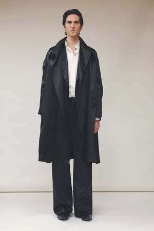Gabriela Coll Garments Bomber Twill No.65 Oversized Coat - Black