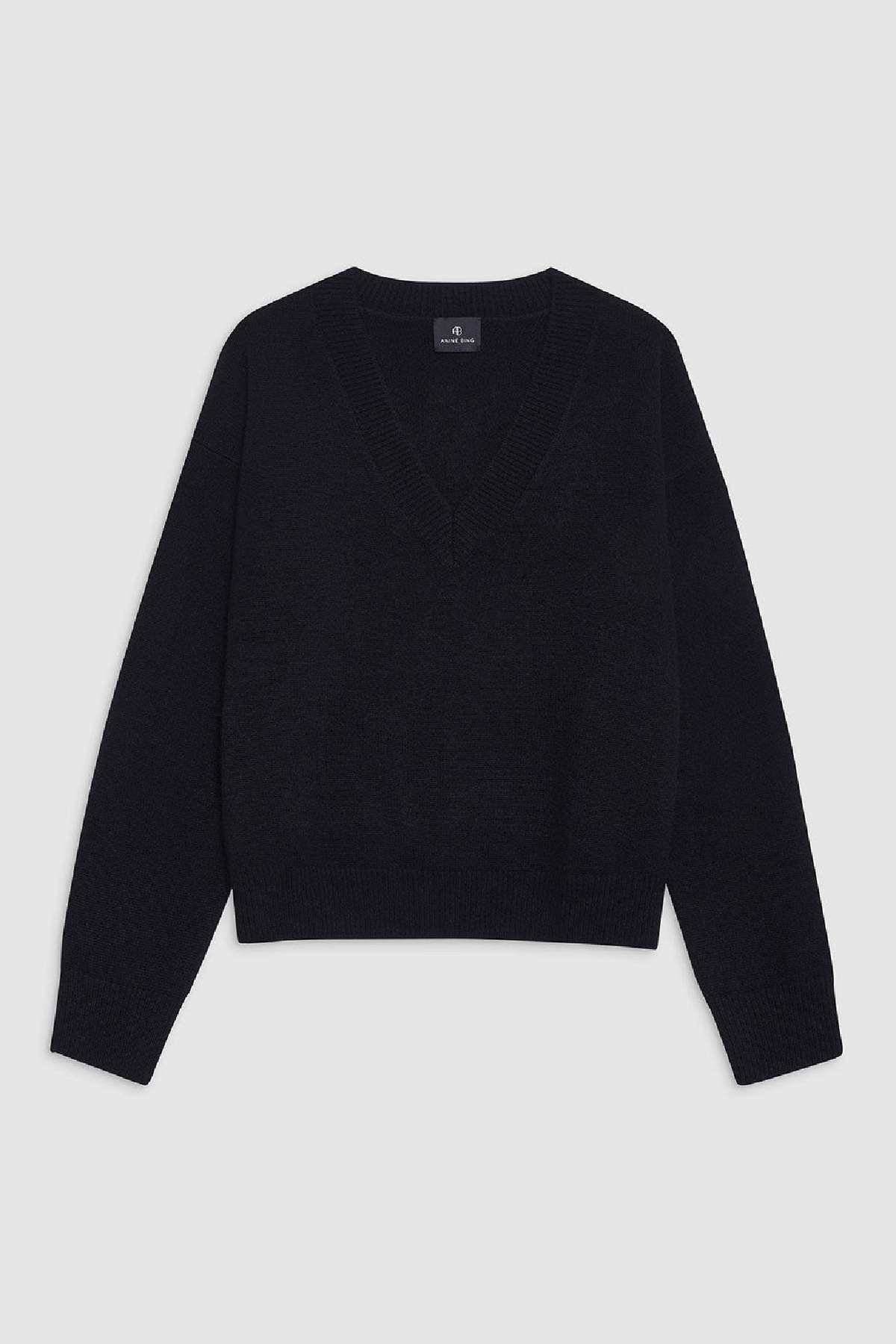 Anine Bing Lee Cashmere Sweater Black Garmentory