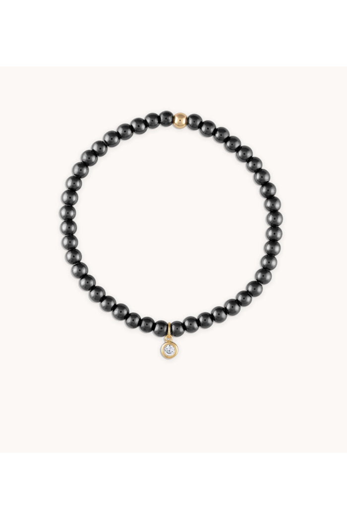 Ellie Gold and Black Bracelet 14K GOLD DIAMOND AND BLACK DIAMOND ELLIE TENNIS BRACELET  main image 4