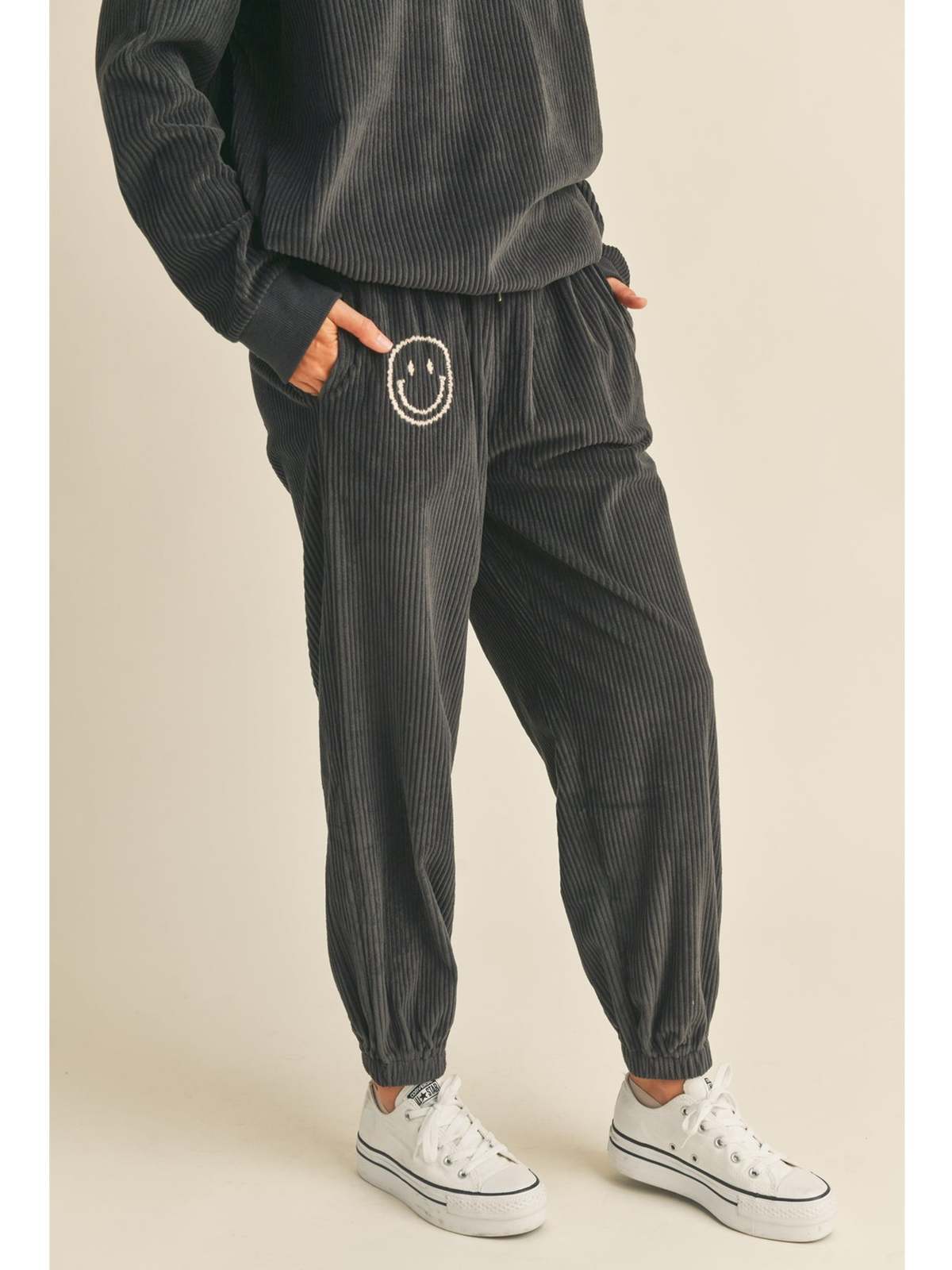 Micro-Corduroy Jogger Pants main image 1