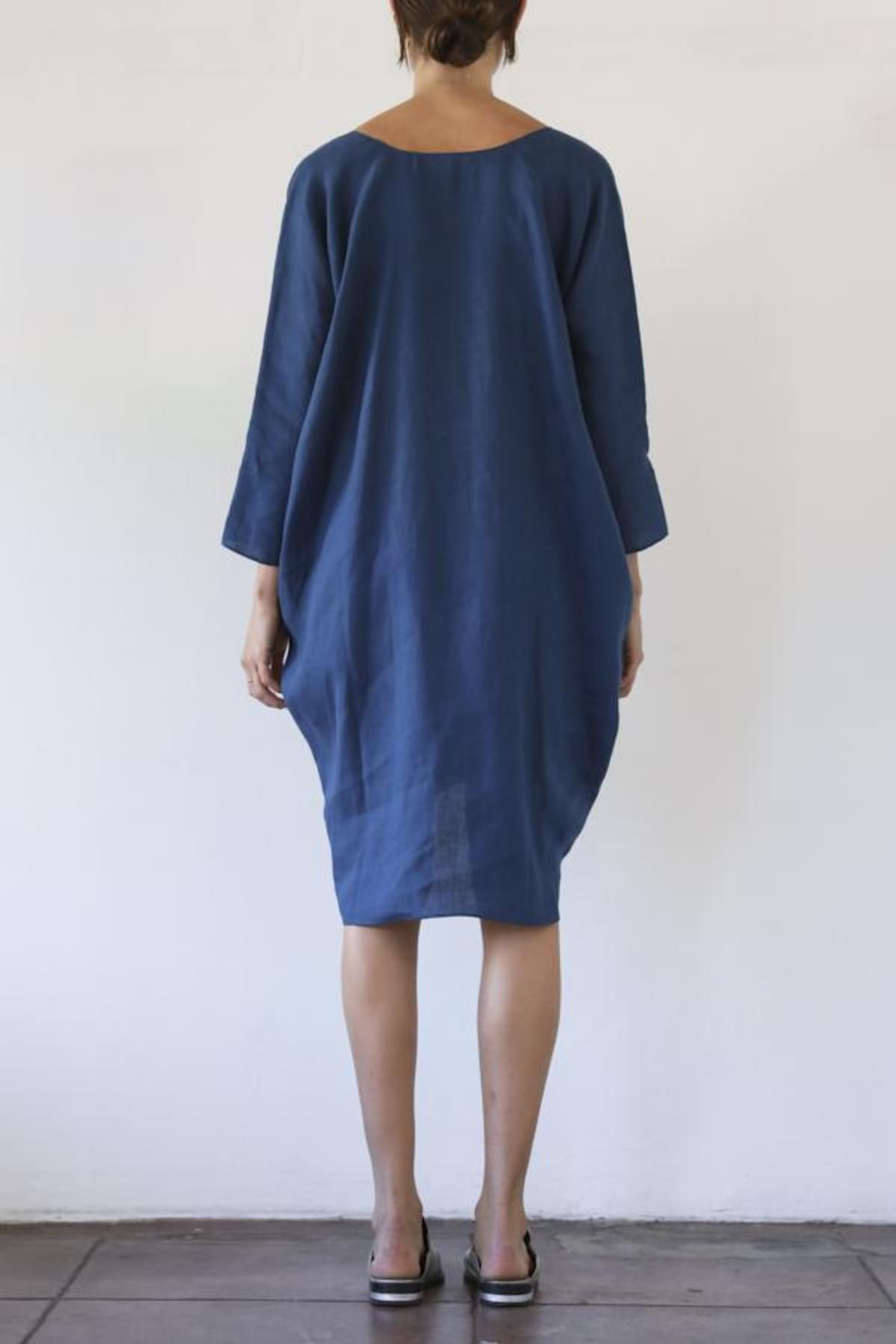 ワンピース louren color nep Vneck cocoon dress color nep Vneck cocoon dress – louren store