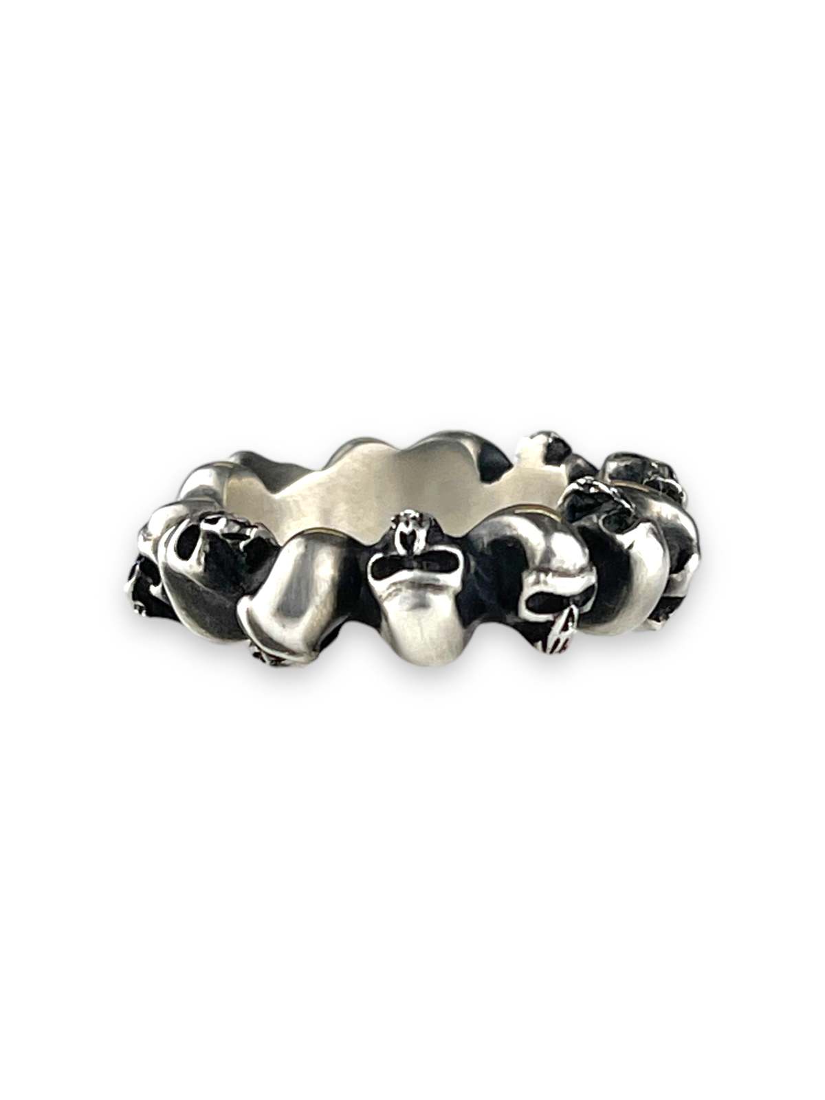 Werkstatt Munchen MULTI-SKULLS RING - Silver - Image 2 of 3