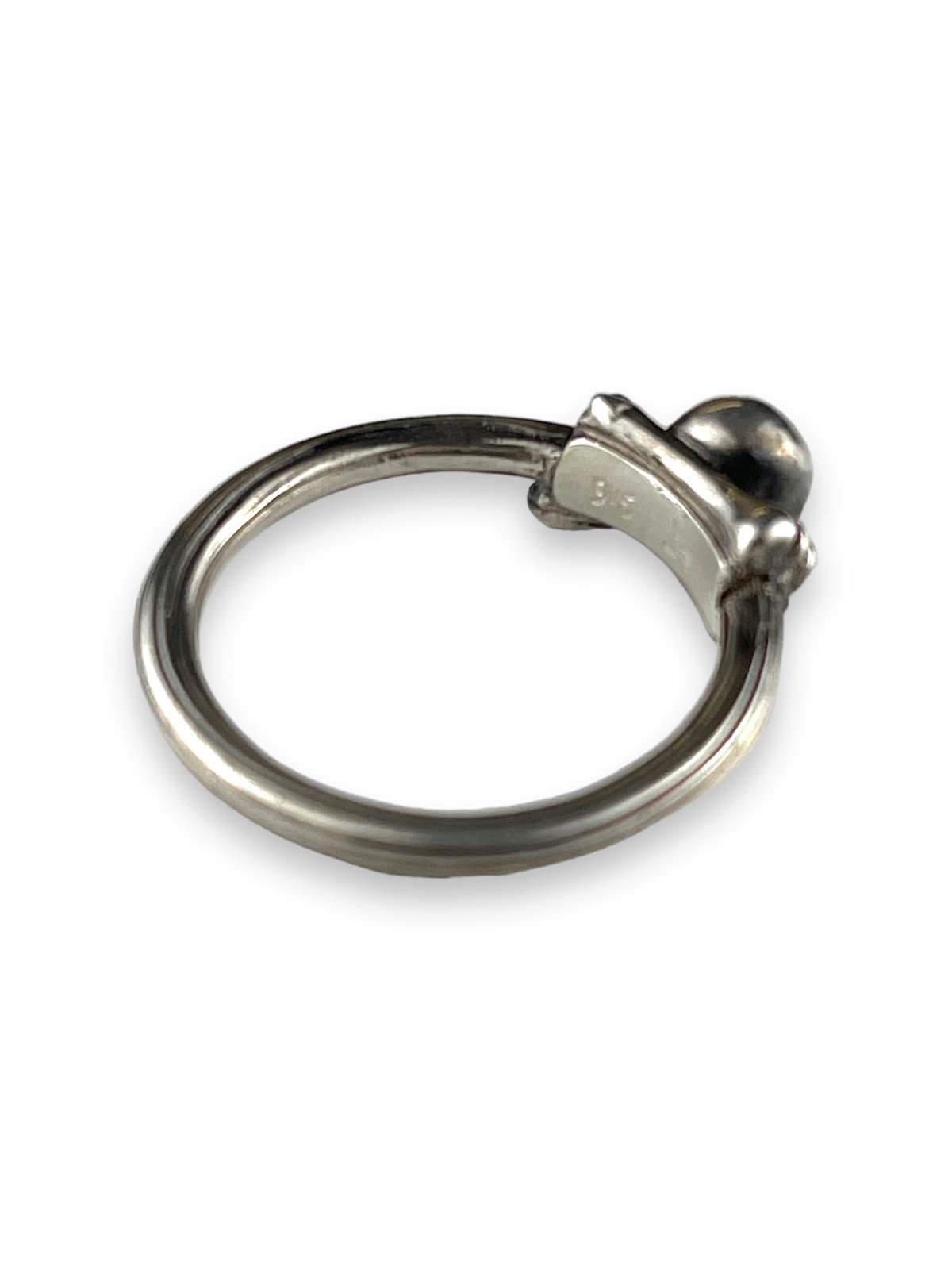 Werkstatt Munchen SYMBOL SKULL RING - Silver - Image 3 of 4