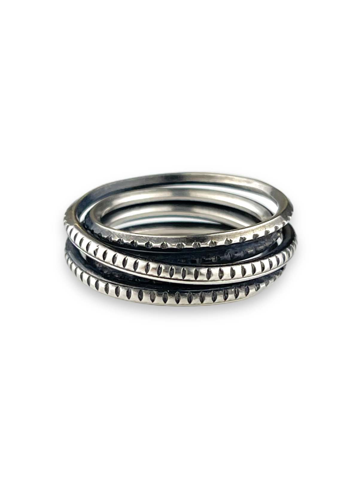 Werkstatt Munchen WOUND TRACE RING - Silver | Garmentory