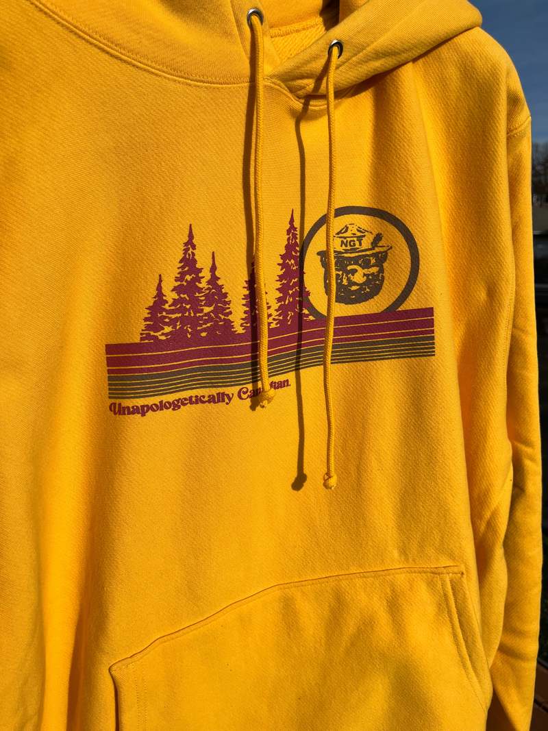 Noble Gentlemen Trading Co. Unapologetically Canadian Hoodie - Yellow |  Garmentory