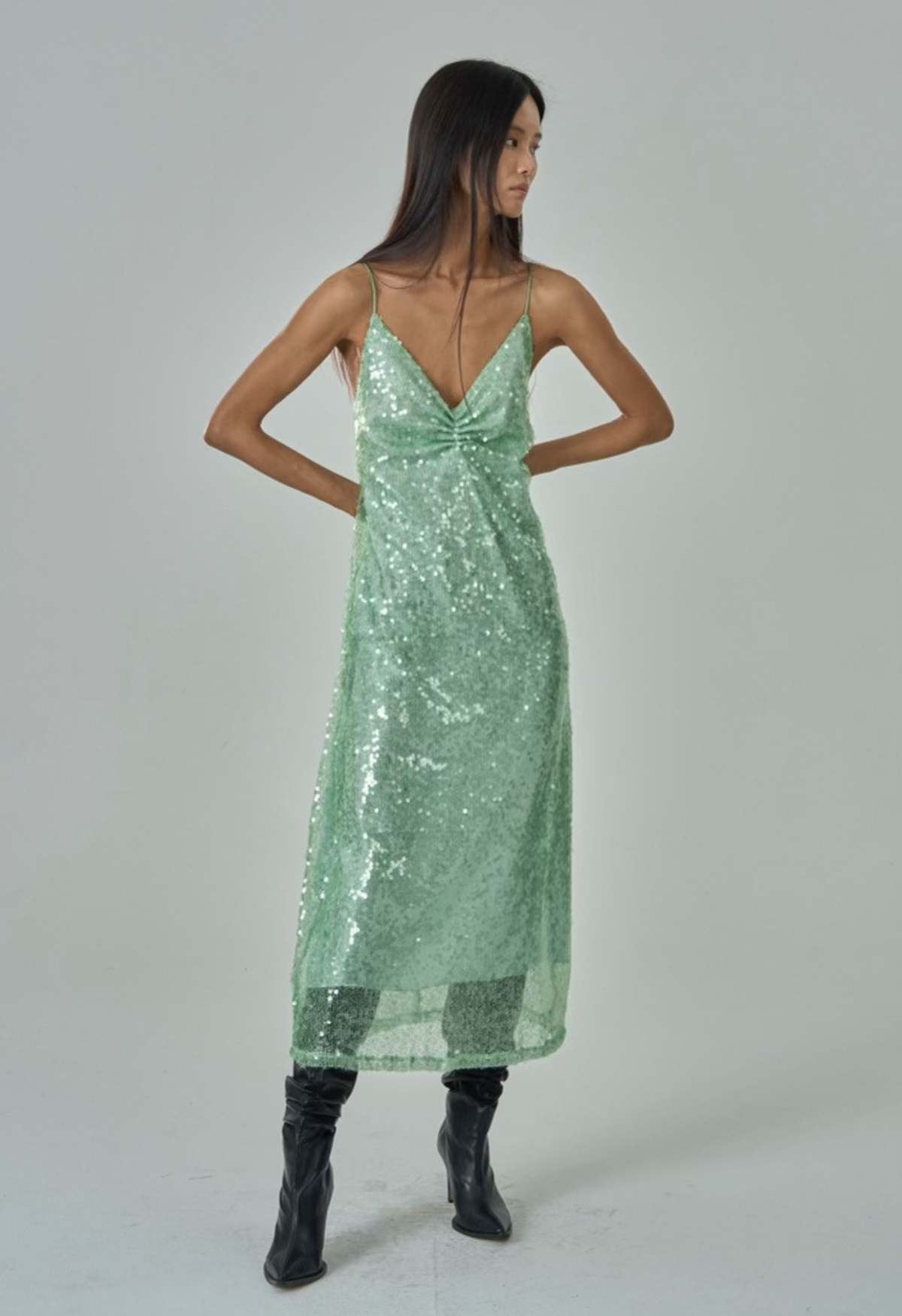 IVY DRESS (WITH SEQUENCE EMBROIDERY)