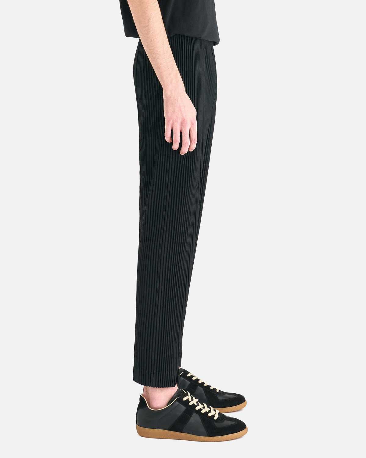 HOMME PLISSE ISSEY MIYAKE MC November Pleated Trousers - Black HOMME PLISSE ISSEY MIYAKE MC November Pleated Trousers - Black