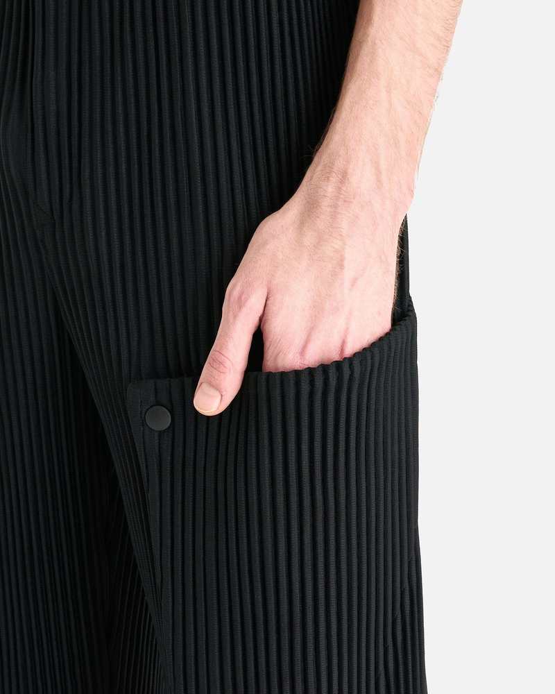 HOMME PLISSE ISSEY MIYAKE Unfold Pleated Trousers - Black | Garmentory