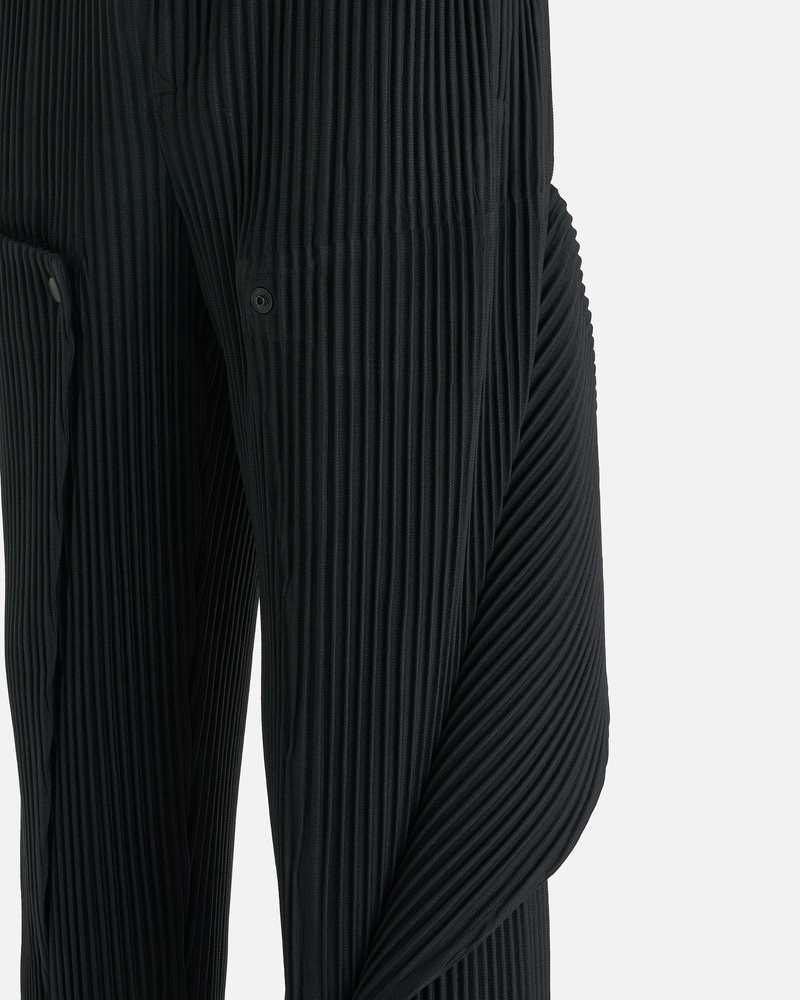 HOMME PLISSE ISSEY MIYAKE Unfold Pleated Trousers - Black | Garmentory