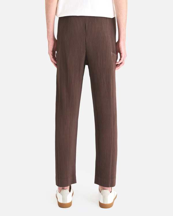 HOMME PLISSE ISSEY MIYAKE Unfold Pleated Trousers - Soil Brown