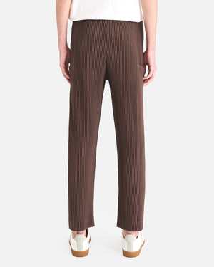 HOMME PLISSE ISSEY MIYAKE Unfold Pleated Trousers - Soil Brown