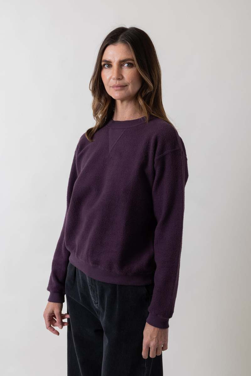 SUNRAY Hina Sweatshirt - Plum Perfect | Garmentory