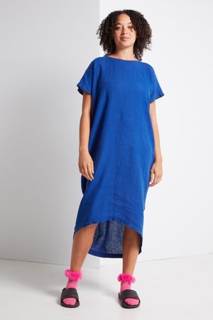 Black Crane Pleated Cocoon Dress Black Crane Pleated Cocoon Dress
