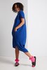 Black Crane Pleated Cocoon Dress - Thumbnail 4