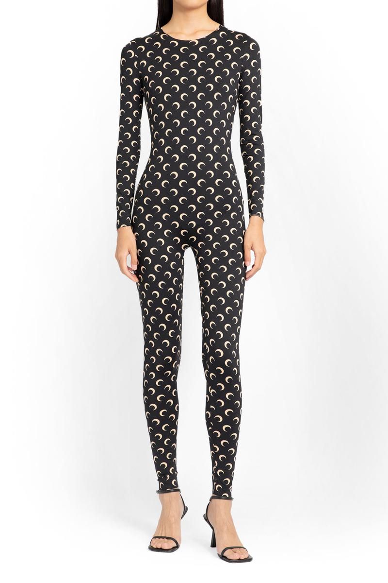 MARINE SERRE JUMPSUITS - BLACK | Garmentory