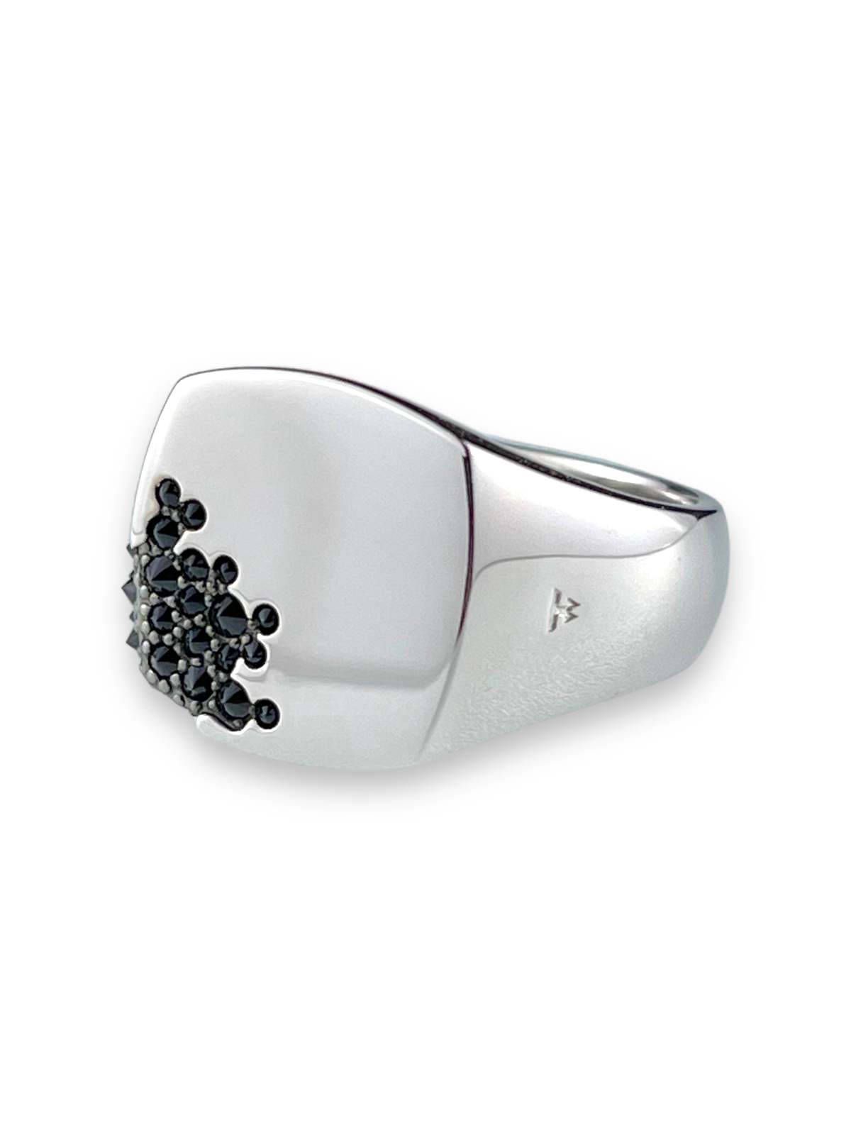 Tom Wood CUSHION BLACK MOLECULE - Silver | Garmentory