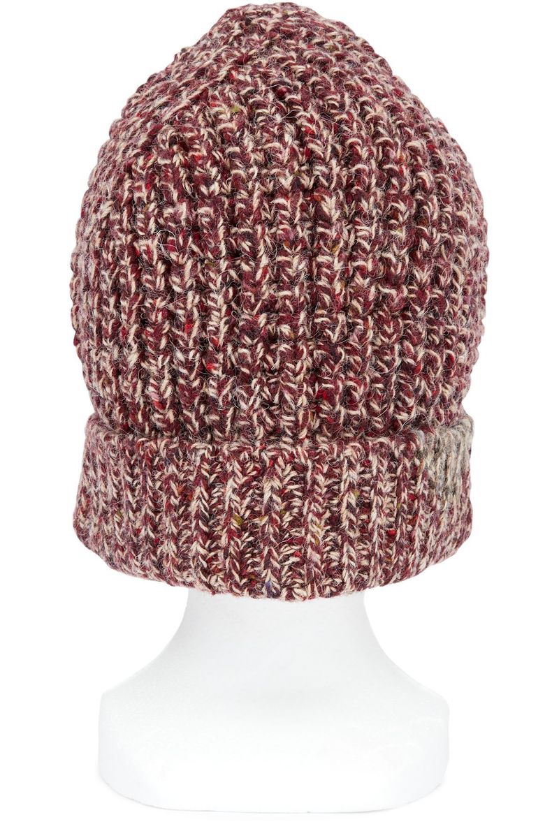 “Maison Margiela” Wool Beanie Bordeaux Maison Margiela Mended Beanie - Bordeaux | Garmentory