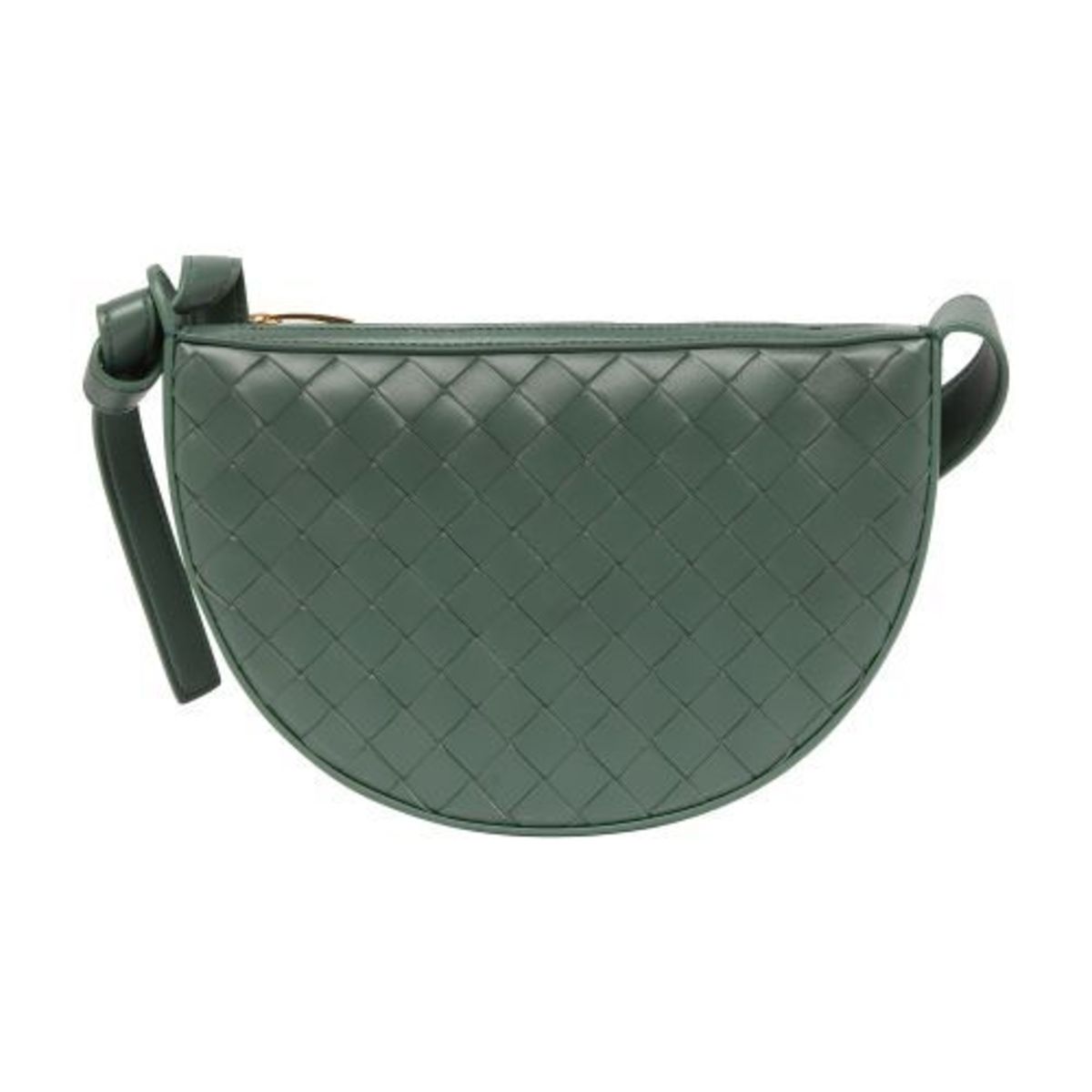 BOTTEGA VENETA Half Moon Bag - aloe gold | Garmentory