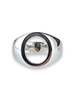 Tom Wood OVAL SIGNET OPEN RING - Silver - Thumbnail 2