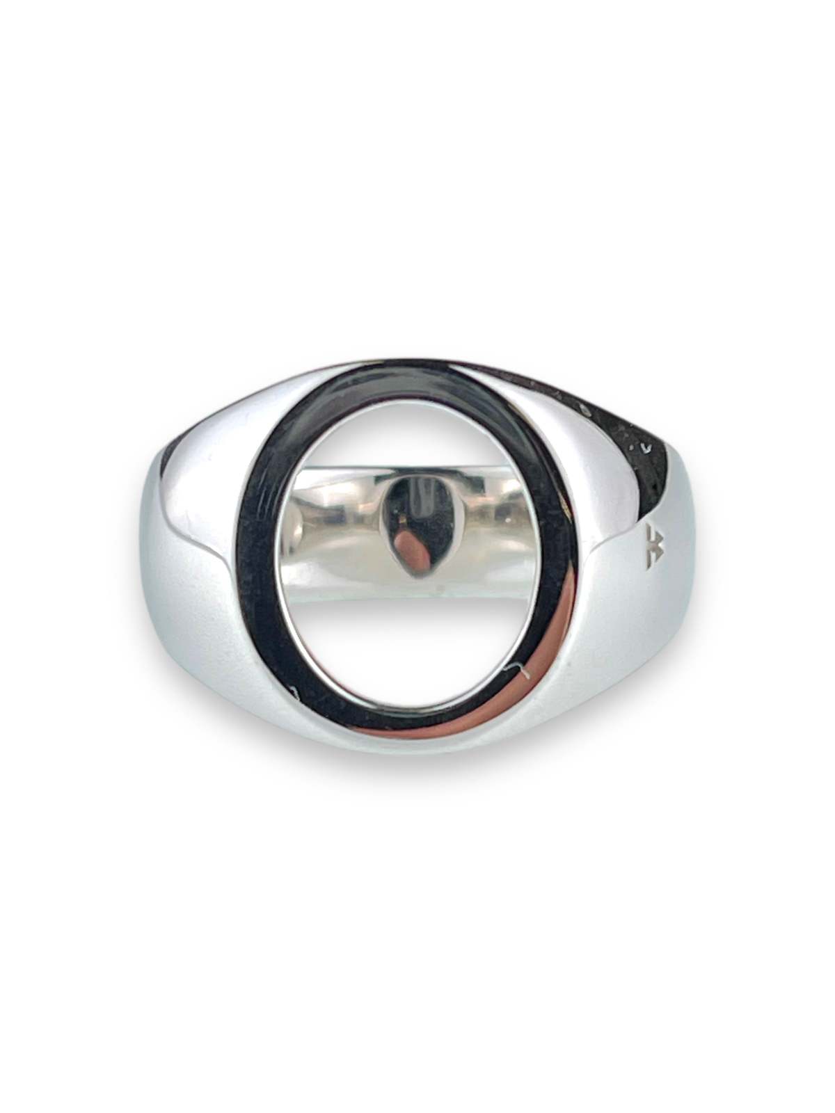 Tom Wood OVAL SIGNET OPEN RING - Silver - Image 2 of 4