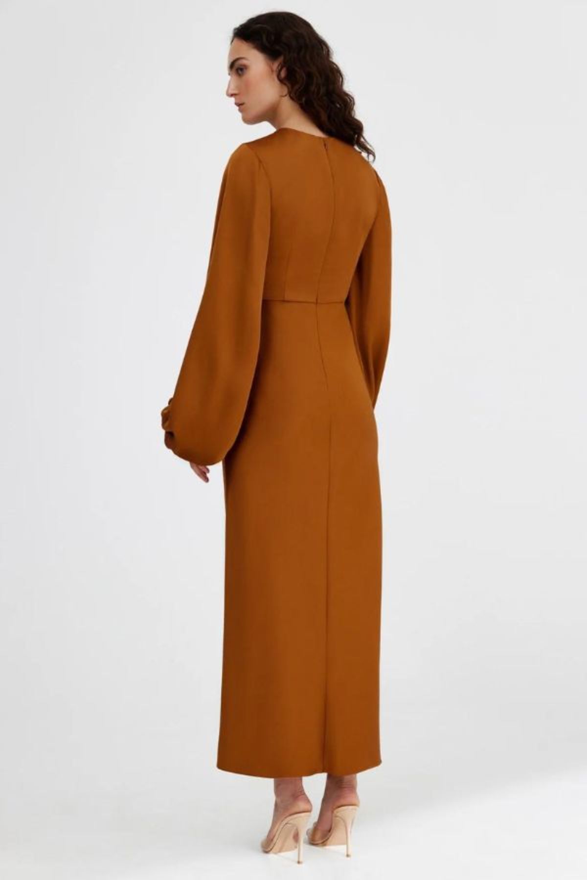 Significant Other Lara Long Sleeve Dress - Caramel