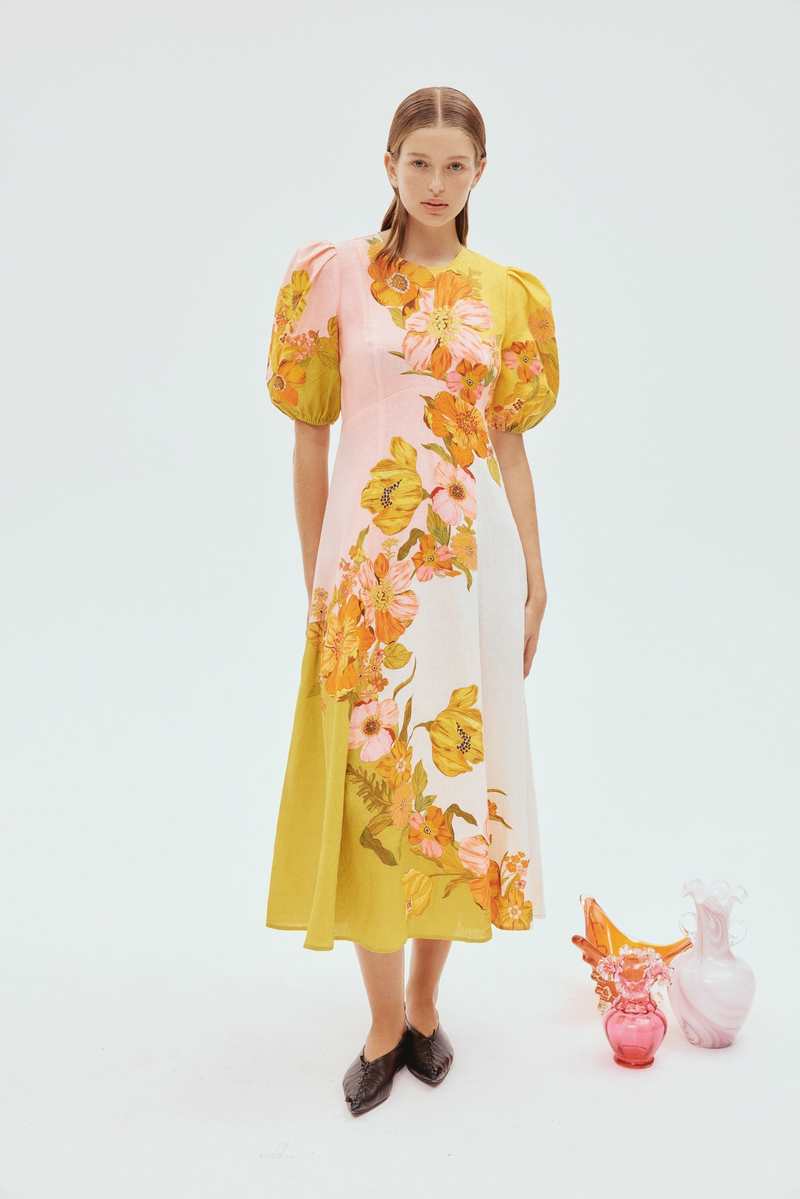 alemais silas midi dress Alemais Silas Midi Dress