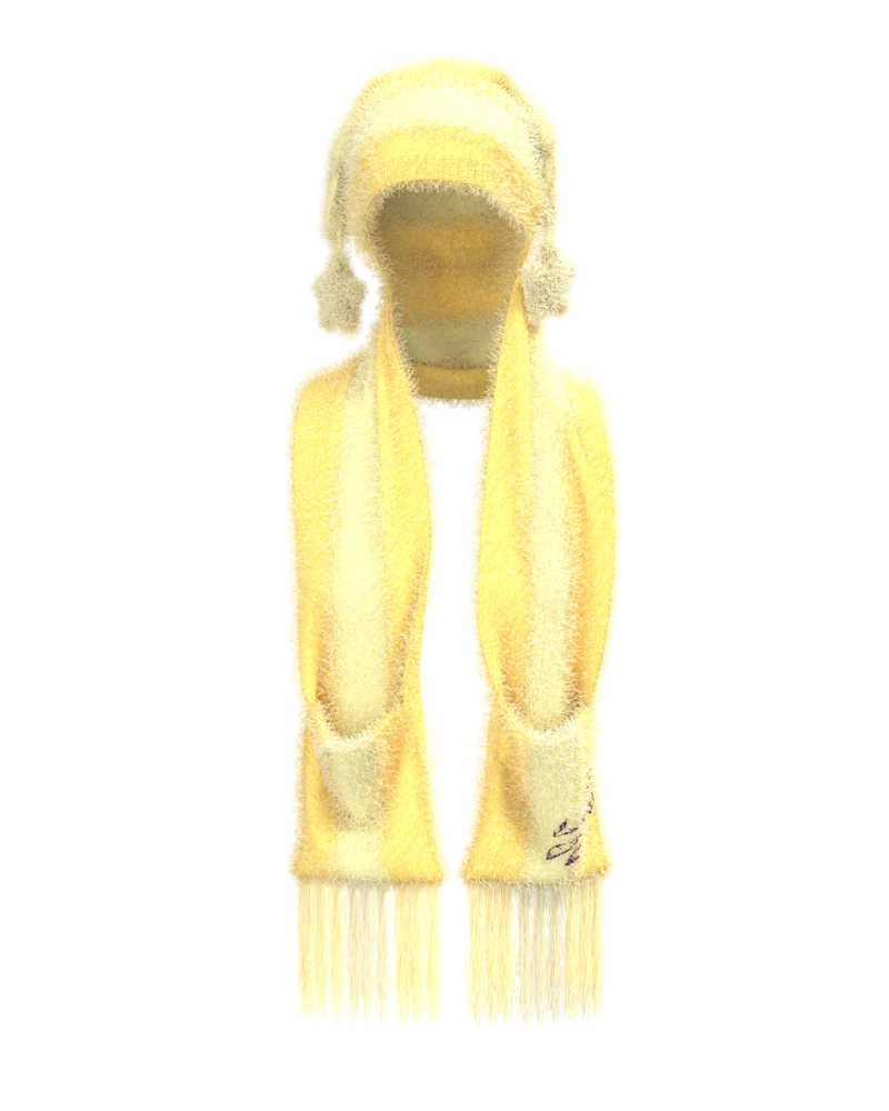 FUGUIHUA Thousand Way Beanicarfff - Yellow | Garmentory