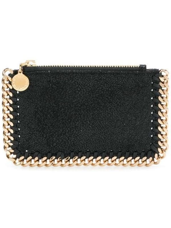 Stella McCartney Women's Card Holder Falabella Black