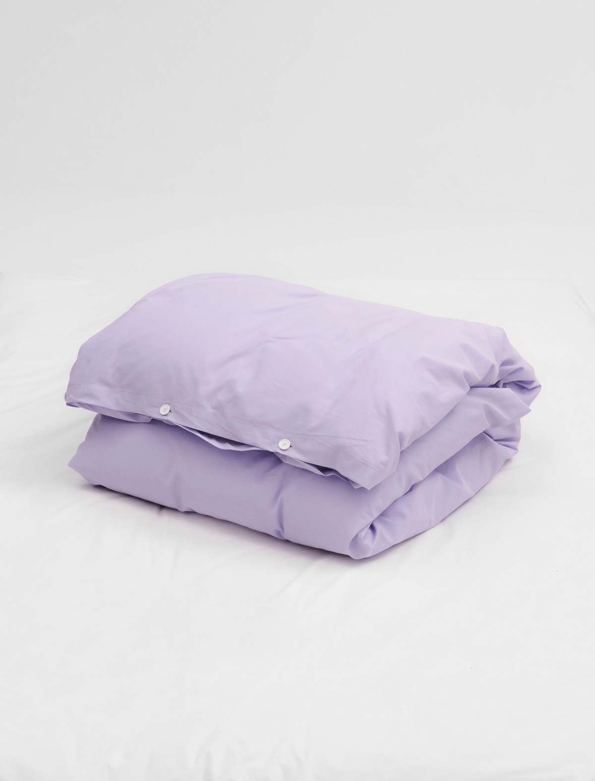 TEKLA Percale Double Duvet Cover - Lavender | Garmentory