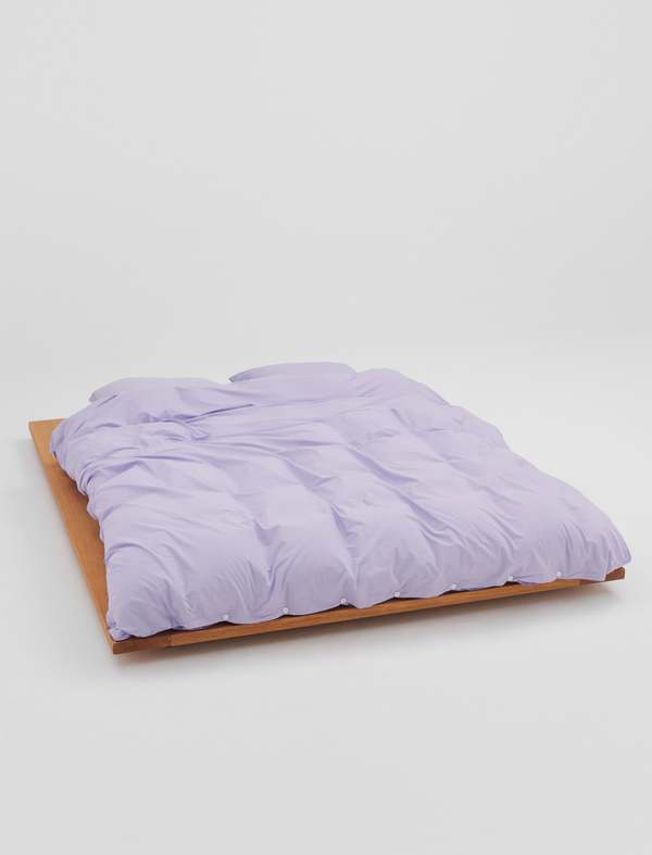 TEKLA Percale Double Duvet Cover - Lavender | Garmentory