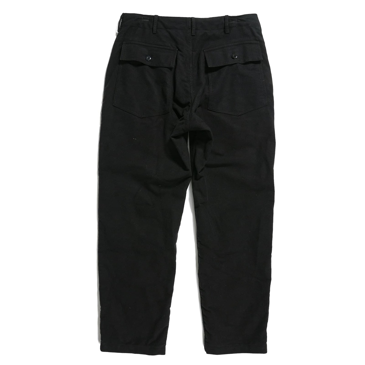Engineered Garments Fatigue Pant - Black Cotton Moleskin | Garmentory