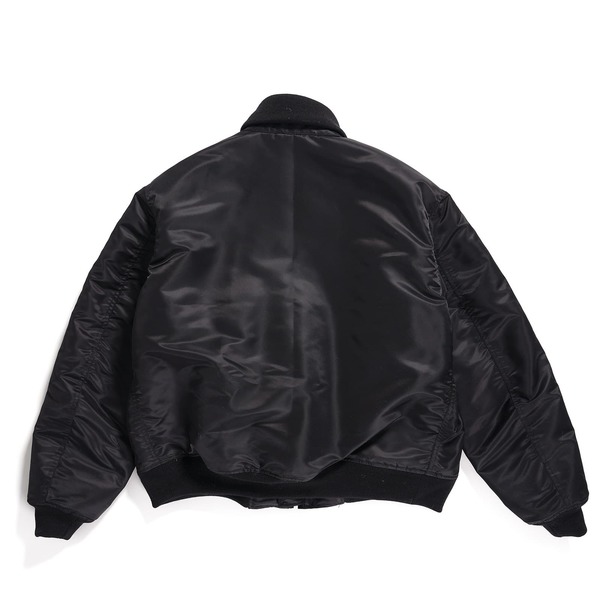 Engineered Garments LL Jacket Black Flight Satin Nylon | Garmentory