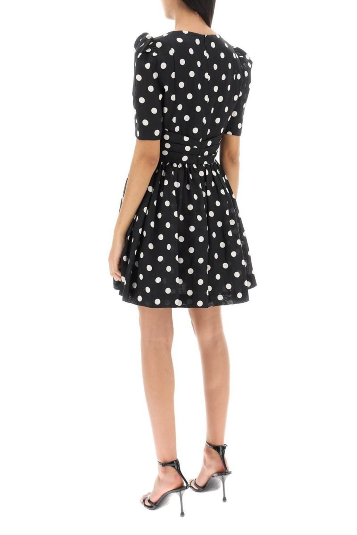 white christmas dresses Zimmermann Flutter Sleeve Belted Polka Dot Dress Teal Crepe Size 0 –  Celebrity Owned main image 0
